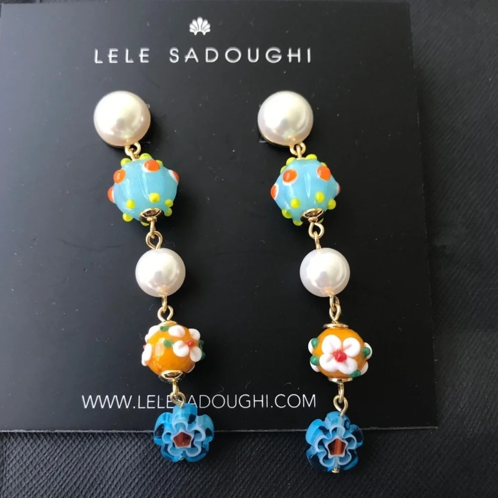 NWOT Lele Sadoughi Linear Earring